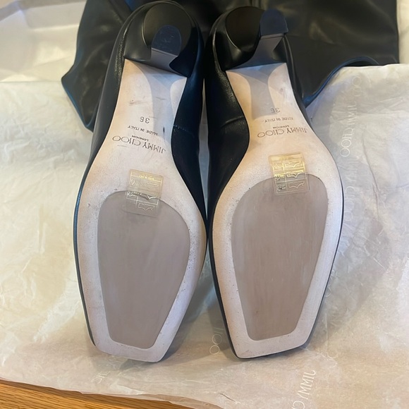 Jimmy Choo Mire 85 over knee heeled boots sz 36 - Picture 15 of 16